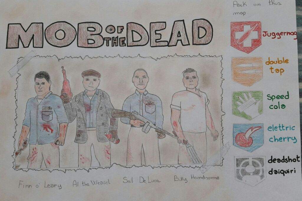 Mob Of The Dead Drawing Call Of Duty Nazi Zombies Amino