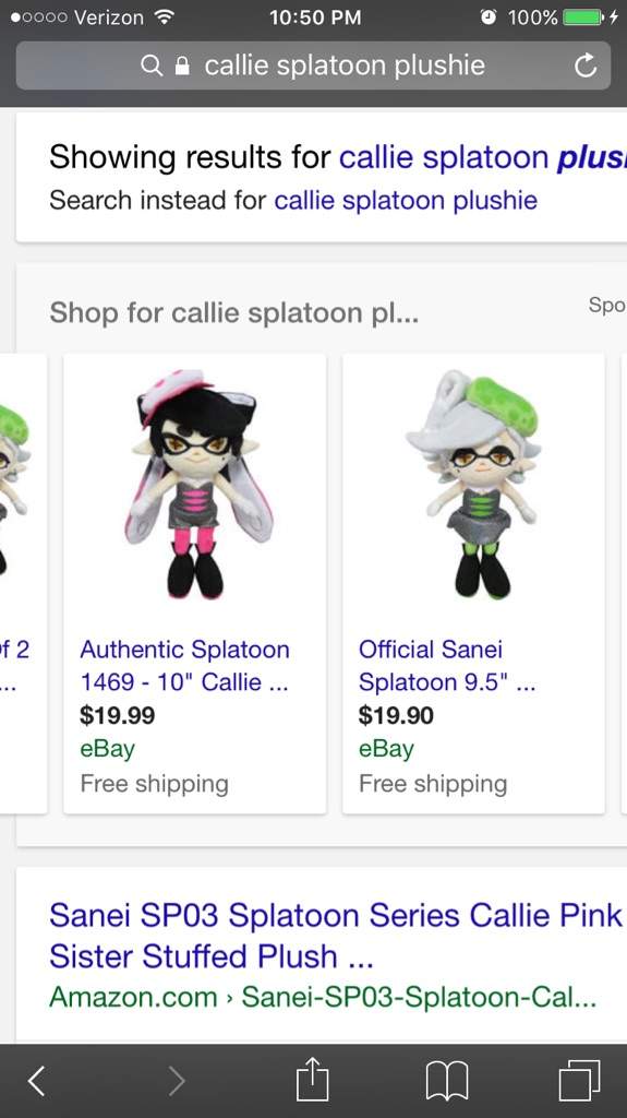 splatoon callie plush