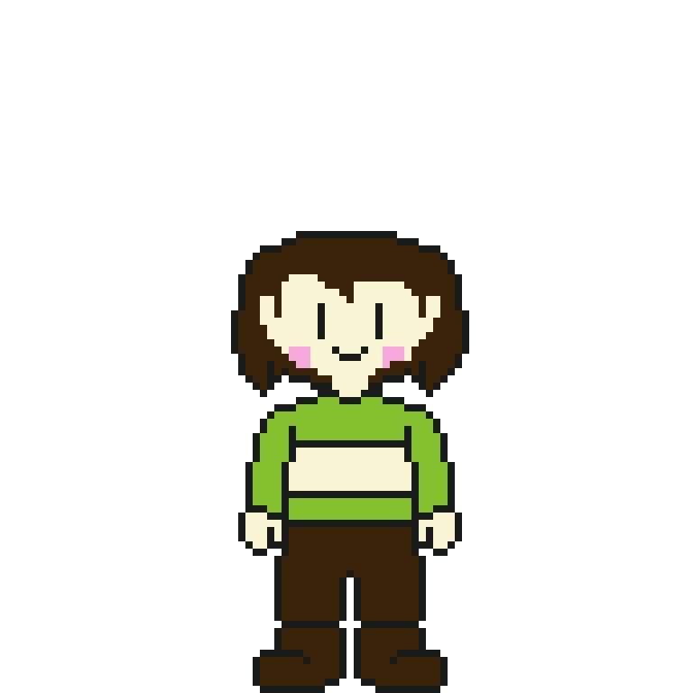 Frisk And Chara Sprites Undertale Aus Amino