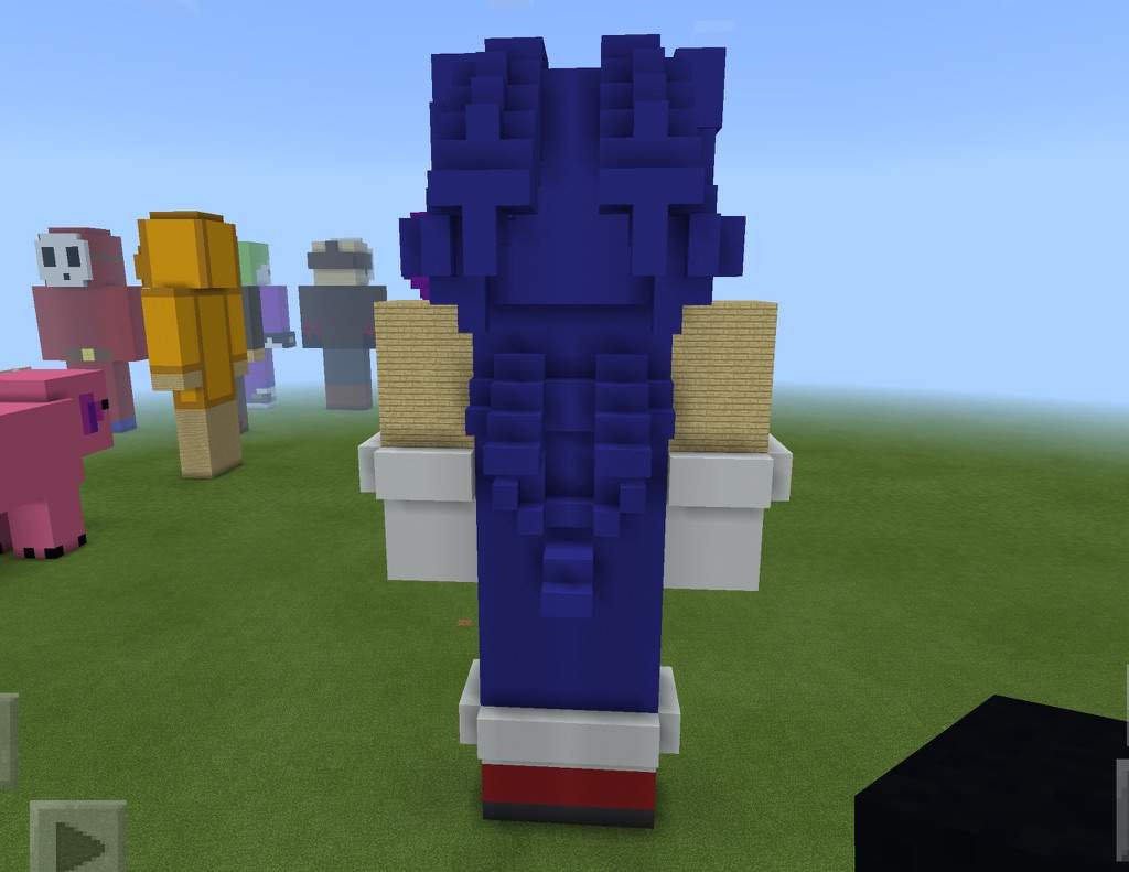 Statue 23 Sonic (Sonic The Hedgehog) Minecraft Amino