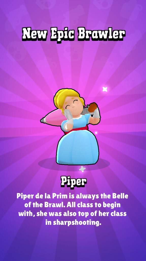 Ganhei A Piper Brawl Stars Amino Oficial Amino - piper brawl stars age