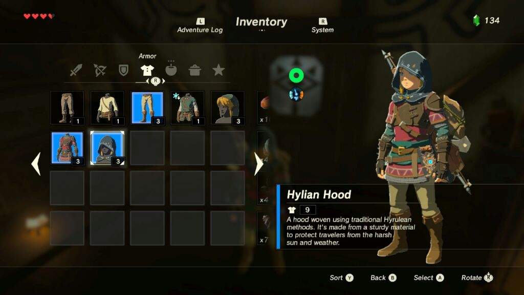 legend of zelda breath of the wild armor