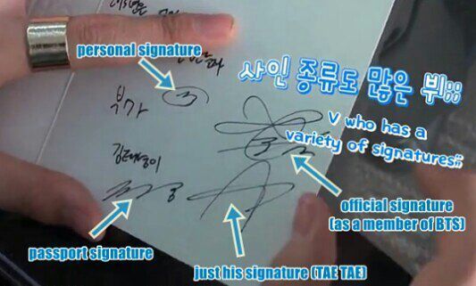 Kim taehyung signature 😎😎 BTS ARMY INDONESIA AMINO Amino