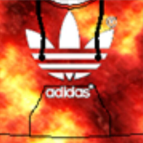 Roblox Adidas Logo Fire