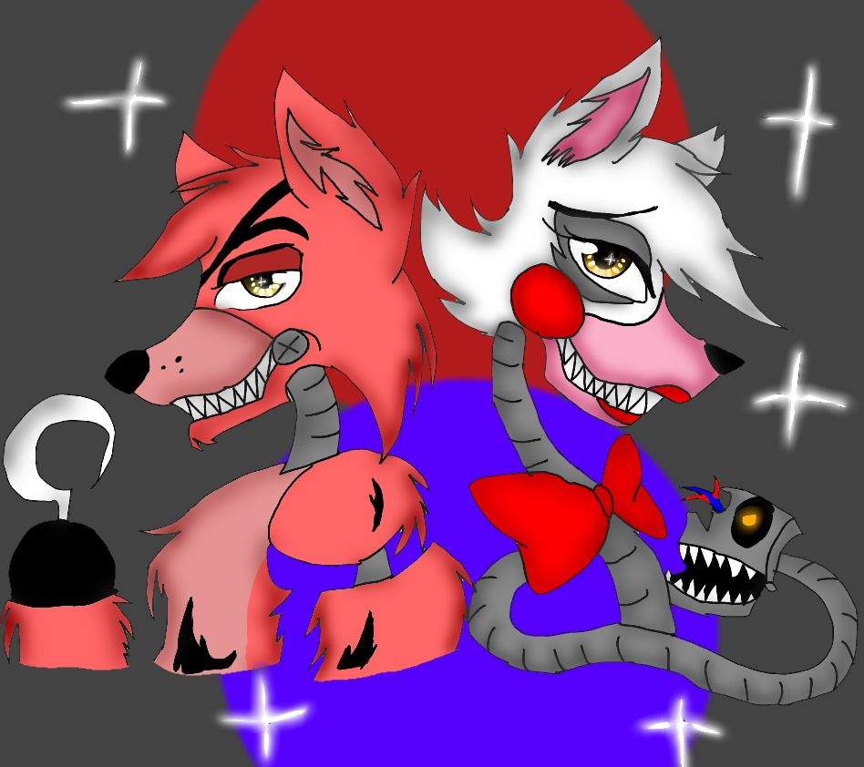 Foxy X Mangle Fnaf School Amino Amino - 