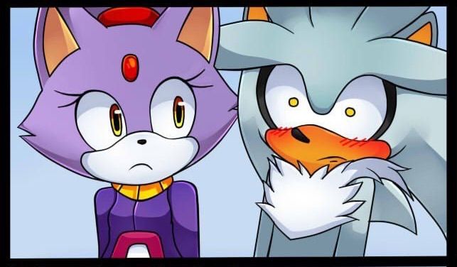 Silvaze: Silver's first kiss on the cheek | Sonic the Hedgehog! Amino