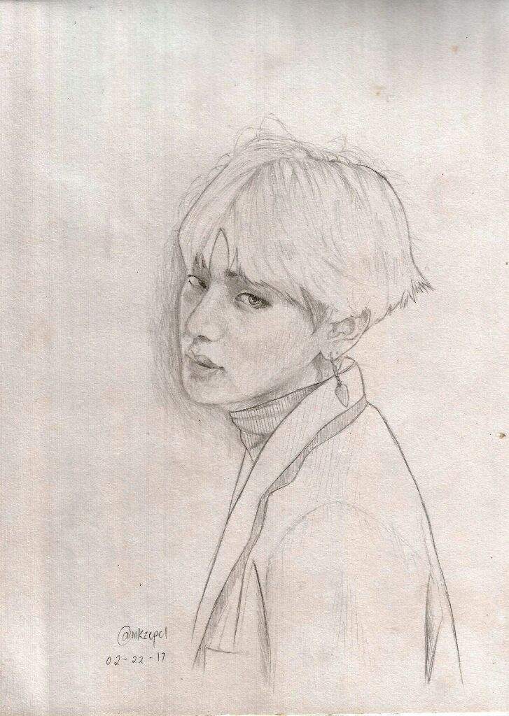 Kim Taehyung sketch! | ARMY Fanart Amino