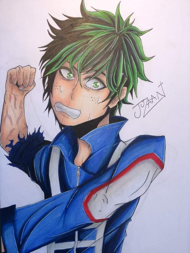 Izuku Midoriya Drawing (My Hero Academia) | Anime Art Amino