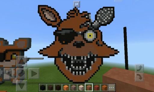 My Withered Foxy Pixel Art Minecraft Amino 2666