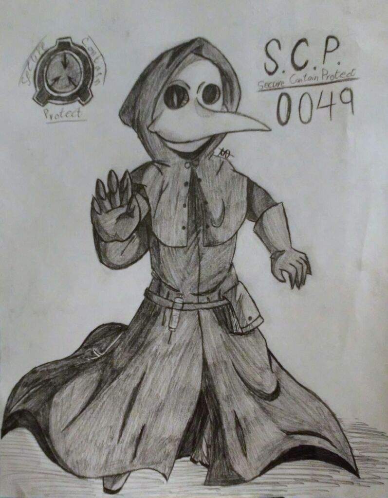 Scp 049 рисунок