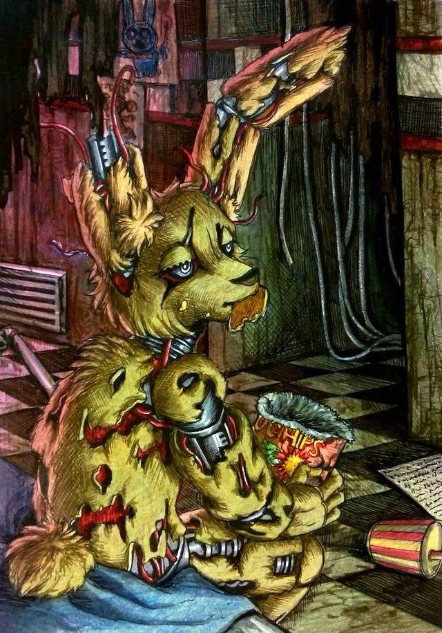 Springtrap Fanart Five Nights At Freddys Amino - 