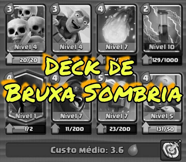 Deck De Bruxa Sombria Clash Royale Amino Oficial© Amino 7034