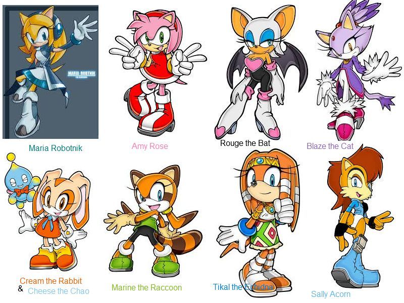 What's your favorite Sonic female character.