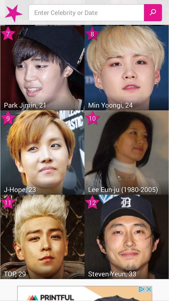 All Bts Member On Most Popular South Koreans Army S Amino