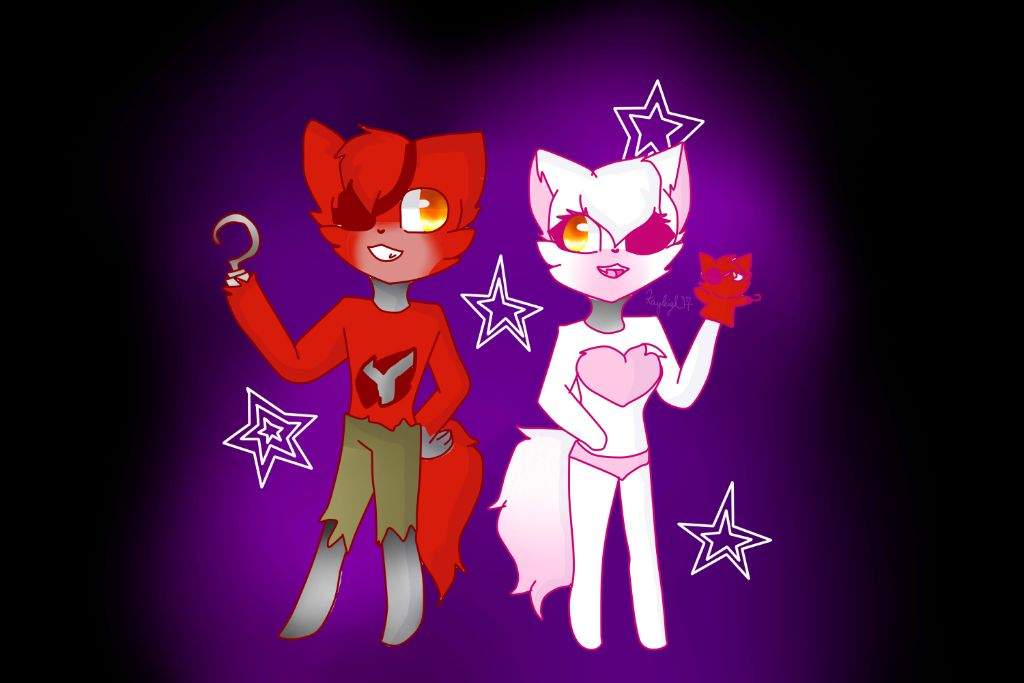 Foxy And Mangle Fnaf Animation Art Map Amino - 