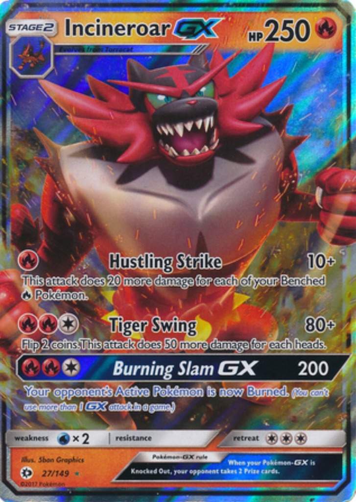 Pimarina GX vs. Incineroar GX | Pokémon Trading Card Game Amino