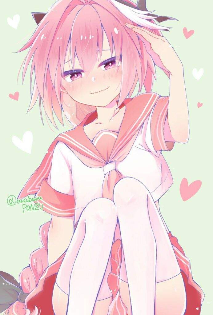 Pink haired anime trap
