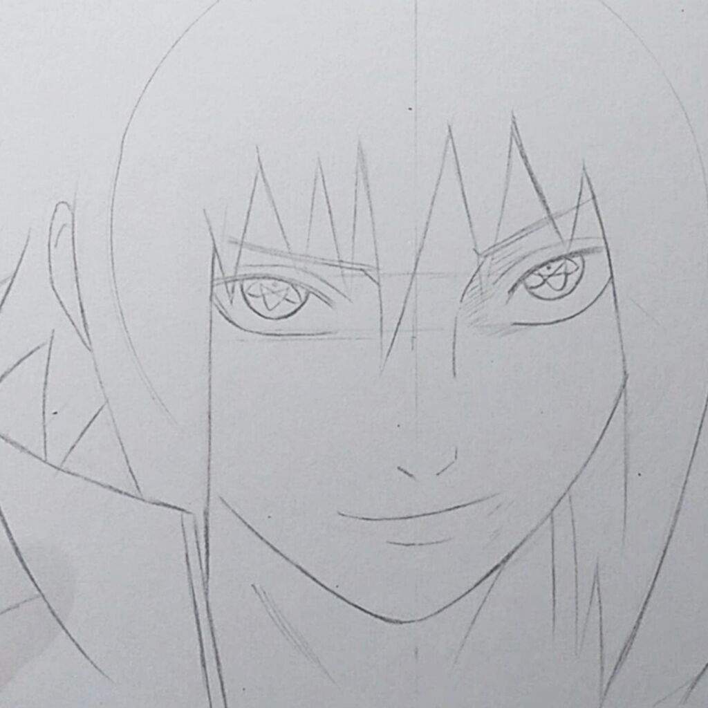 Dibujando A Sasuke Uchiha Video Tutorial Y Proceso