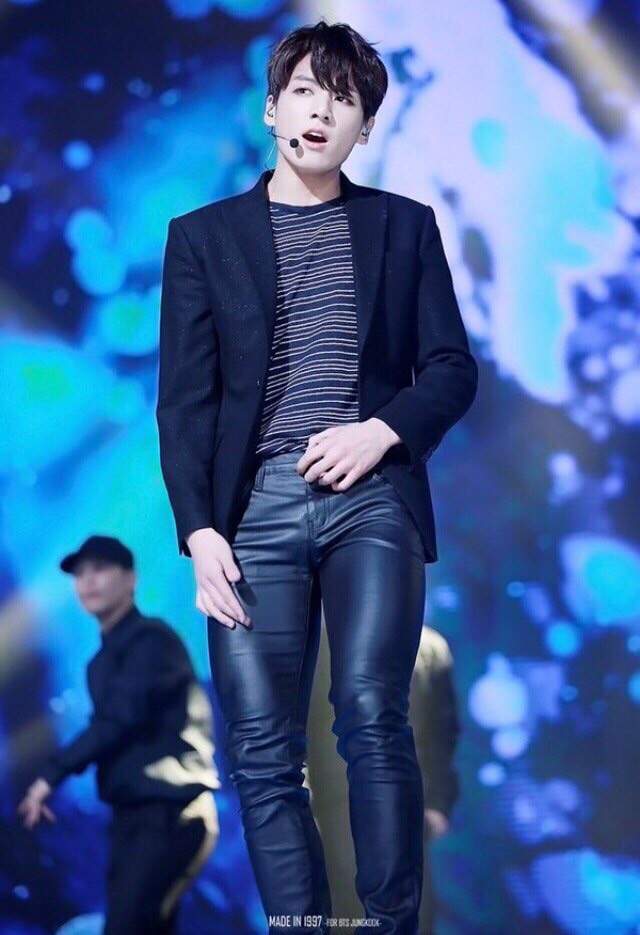 Jungkook in leather pants | ARMY's Amino