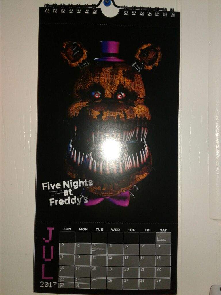FNAF calendar Wiki Five Nights At Freddy's Amino