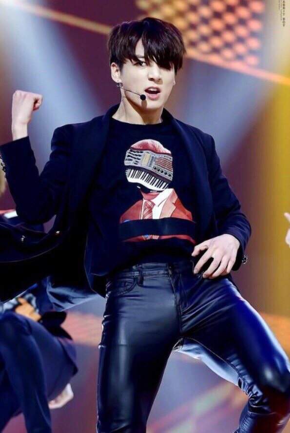 Jungkook in leather pants | ARMY's Amino