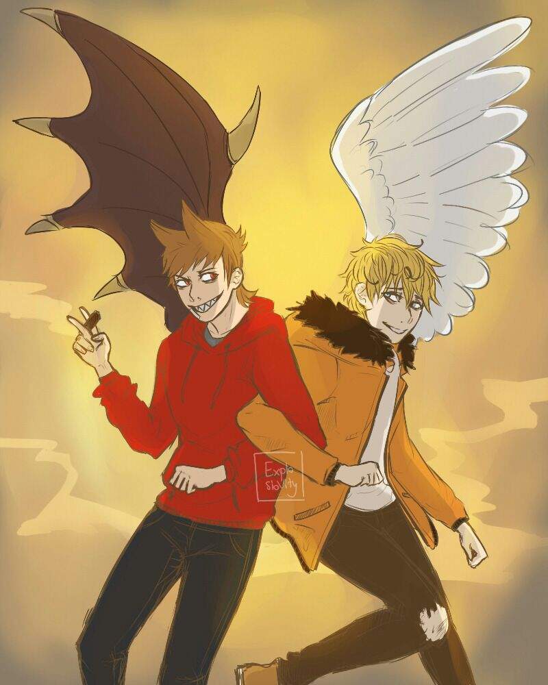 Demon Tord X Angel Edd Eddsworld Eddsworld Memes Cat - vrogue.co