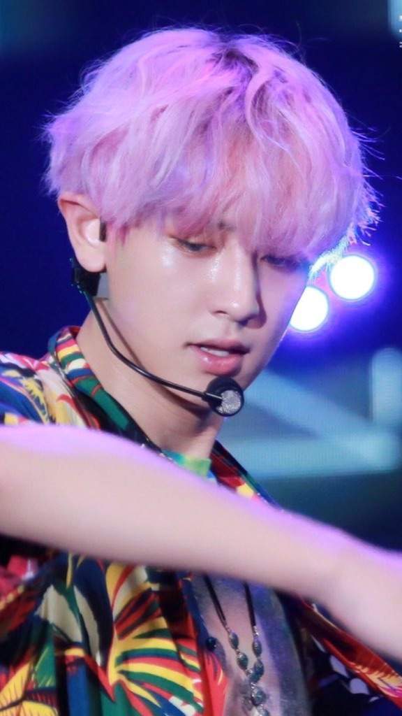 park chanyeol pink/purple hair appreciation | K-Pop Amino