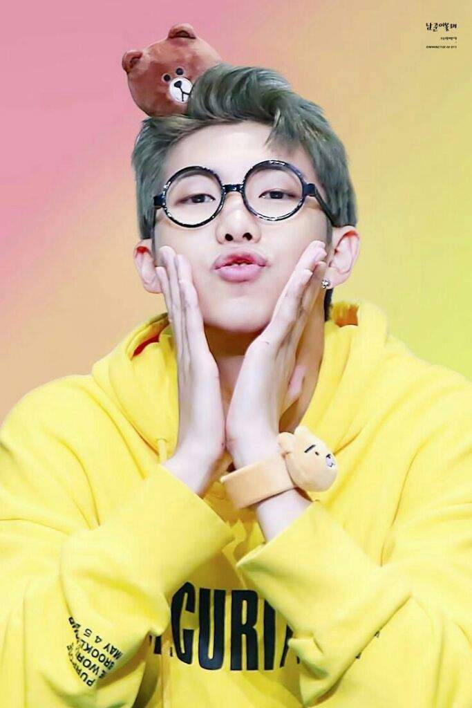 namjoon yellow hoodie