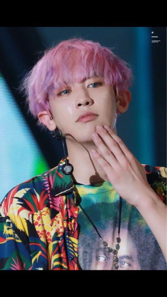 park chanyeol pink/purple hair appreciation | K-Pop Amino