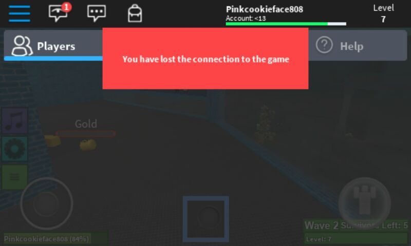 When Your Game Lost Connection Roblox Amino
