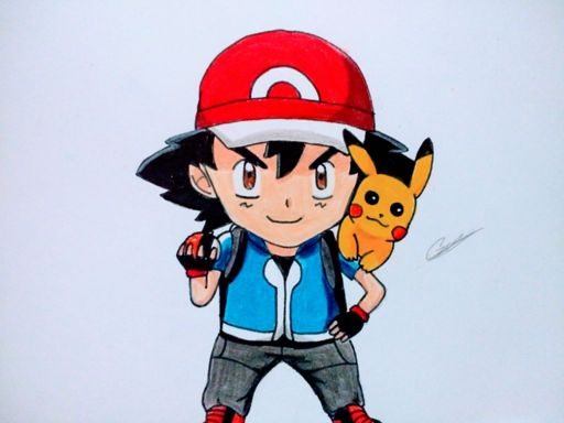 Algo diferente Ash y Pikachu | Arte Anime Amino Amino