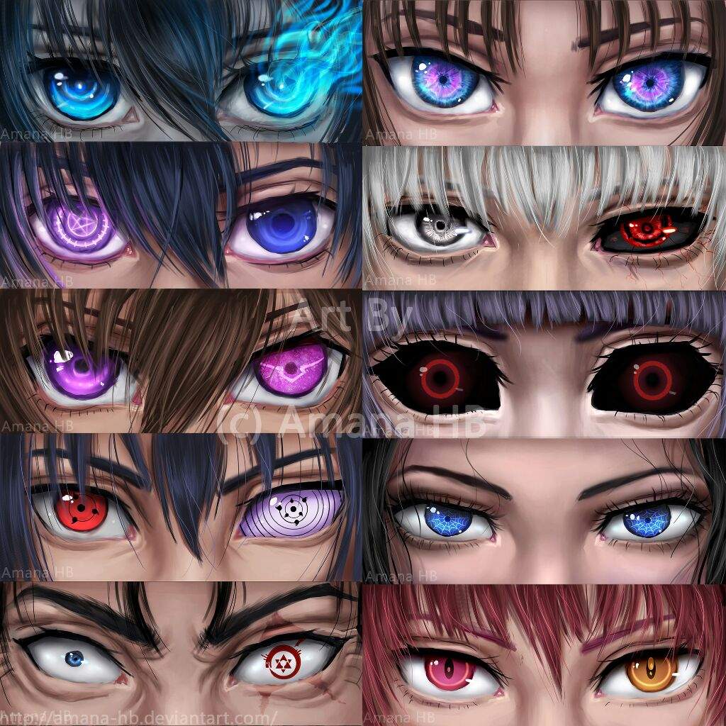 Anime Eyes Fanart Can You Name Them All Anime Amino