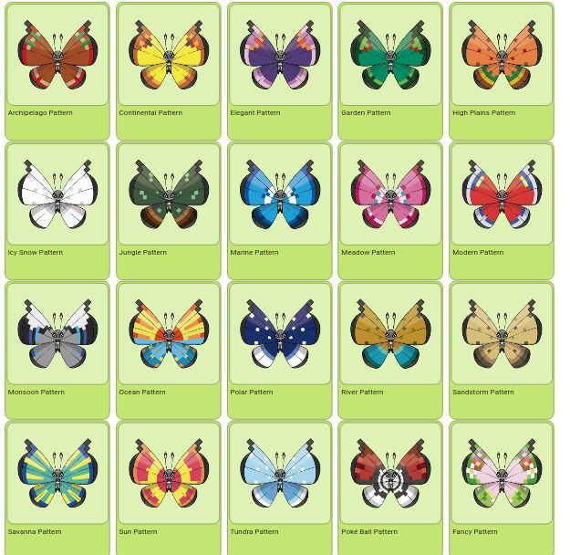 Which Vivillon Pattern is Your Fav? | Pokémon Amino