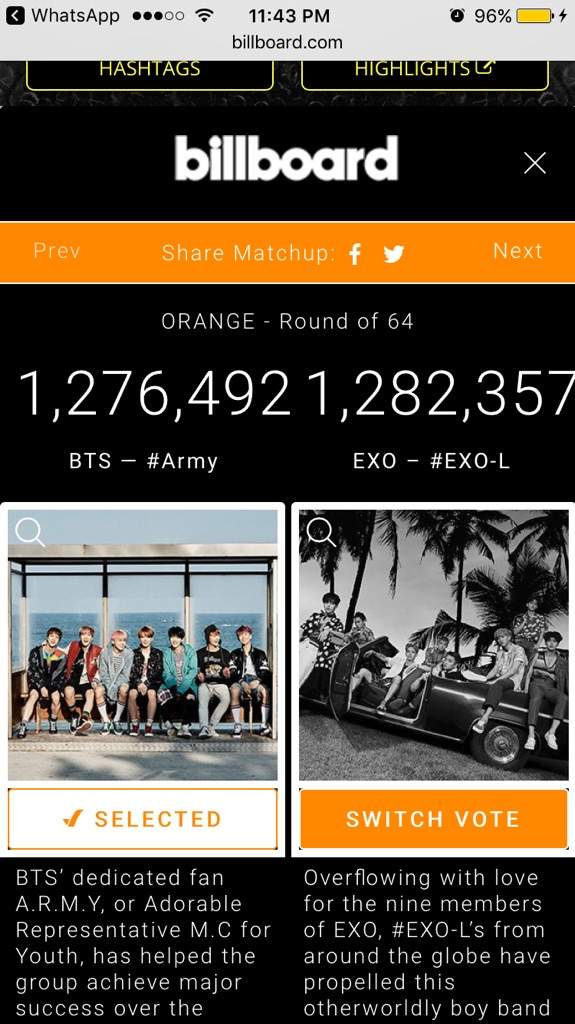 (Vote!) BILLBOARD'S FAN ARMY FACE OFF | ARMY's Amino