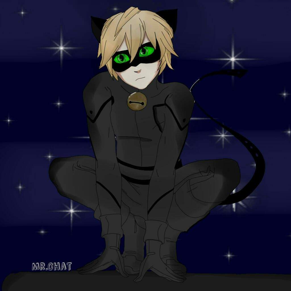 Chat Noir drawing | Miraculous Amino