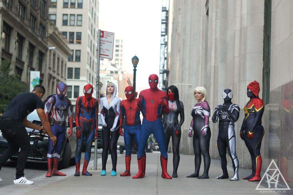 Spiderman Homecoming Universe at Sony Square NYC | Cosplay Amino