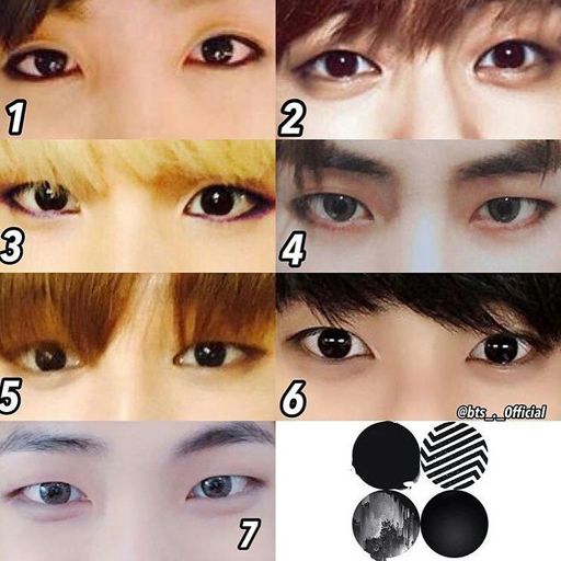 GUESS THE EYES CHALLENGE(READ BELOW FOR INSTRUCTIONS) | ARMY's Amino