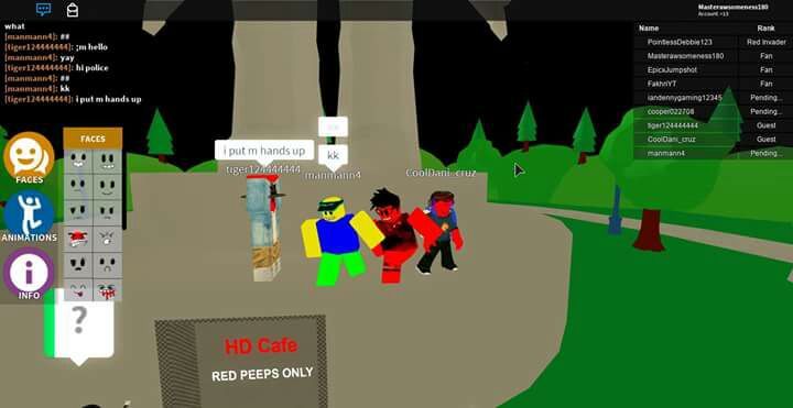 Me And Noob At Red Invasion Roblox Amino - red invasion roblox
