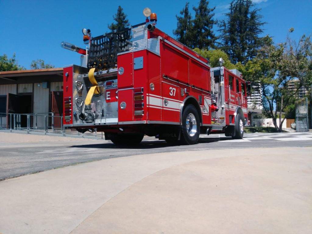 american fire truck garage