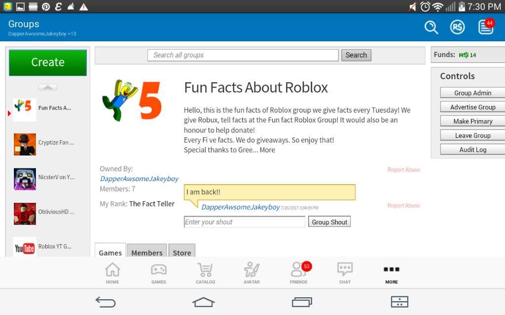 Fun Facts About Roblox Join Group Roblox Amino