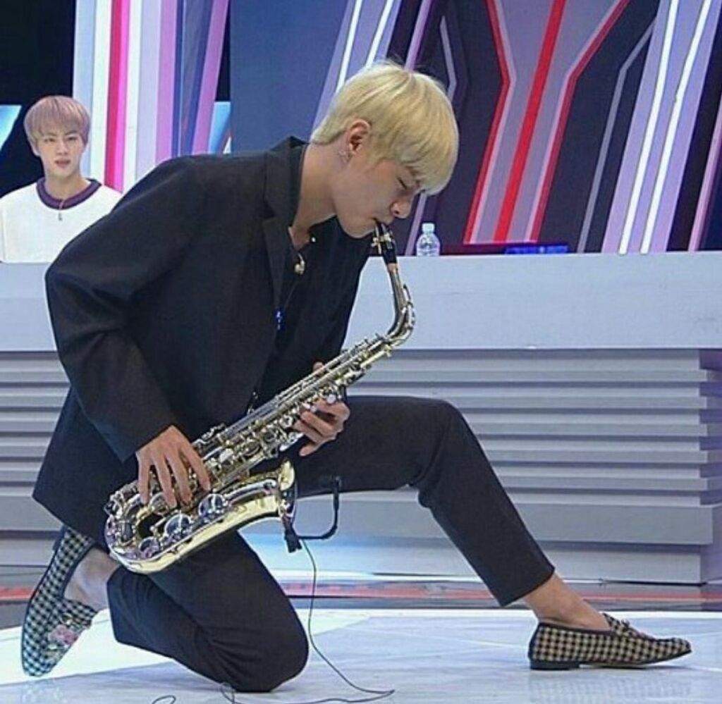 Image result for taehyung main saxophone