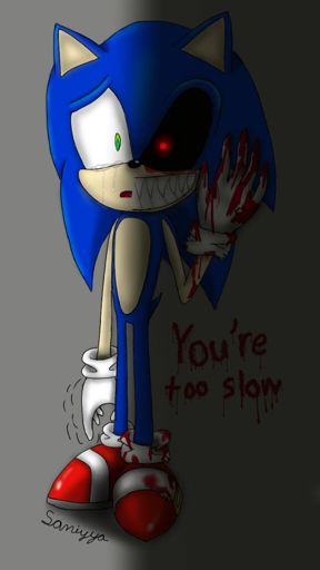 Sonic.EXE Digital Art Drawing | Sonic the Hedgehog! Amino