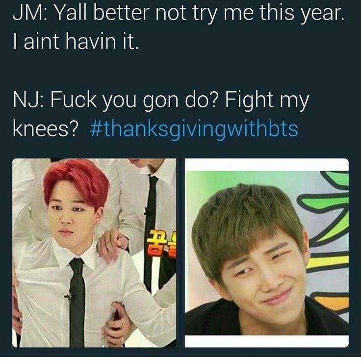 THANKSGIVING W/ BTS MEMES | ARMY's Amino