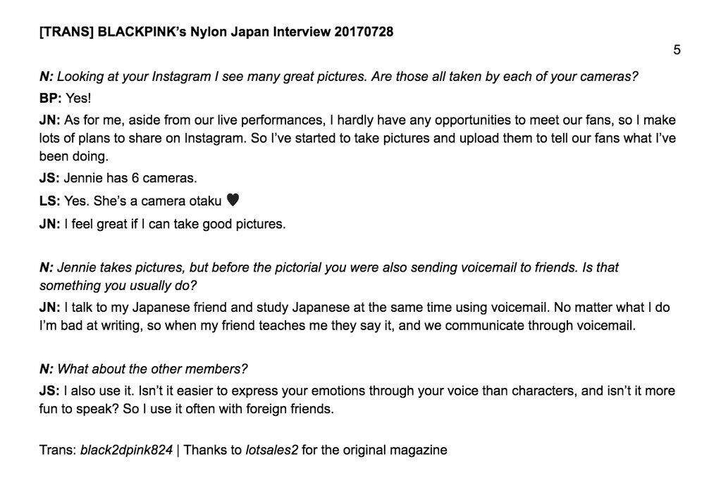 Interview Bp X Nylon Japan Rose Amino Amino