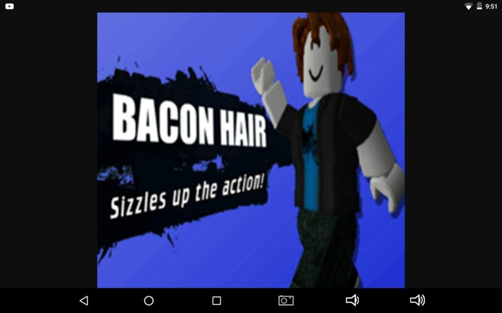 Bacon Hair Roblox Amino - bacon roblox fan art