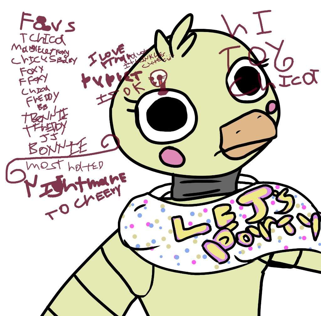 toy chica without beak