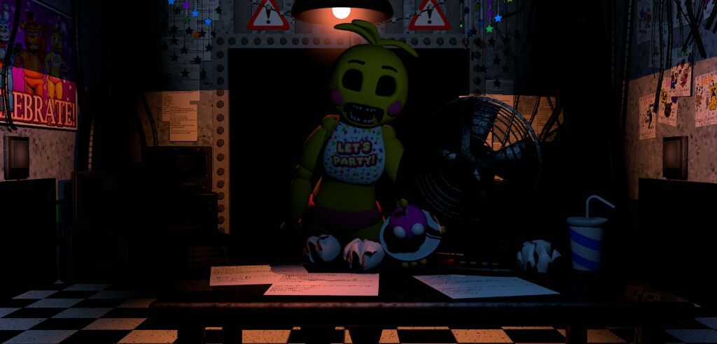 [C4D] Toy Chica in office (credits in my comment) | Five Nights At ...