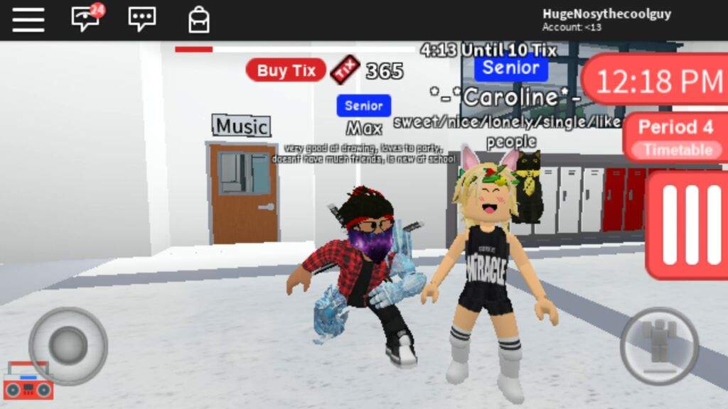 With A Friend Playing Robloxian High School Roblox Amino