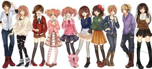 Anime fashion and girls anime 1908967 on animeshercom