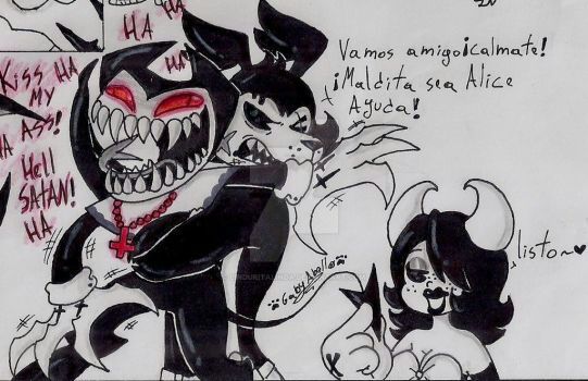 Alice X Bendy Controlate Bendy And The Ink Machine Amino